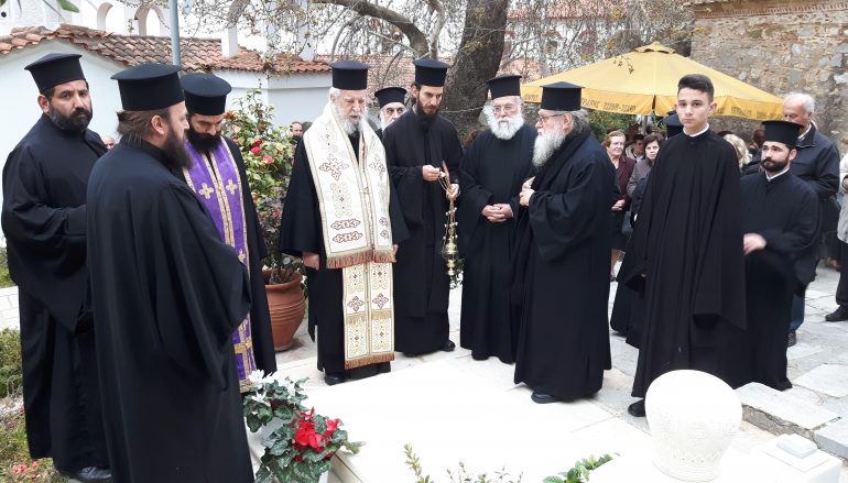 Ο Μητροπολίτης Καρυστίας στην Ι. Μονή Αγ. Νικολάου Άνω Βάθειας (ΦΩΤΟ)