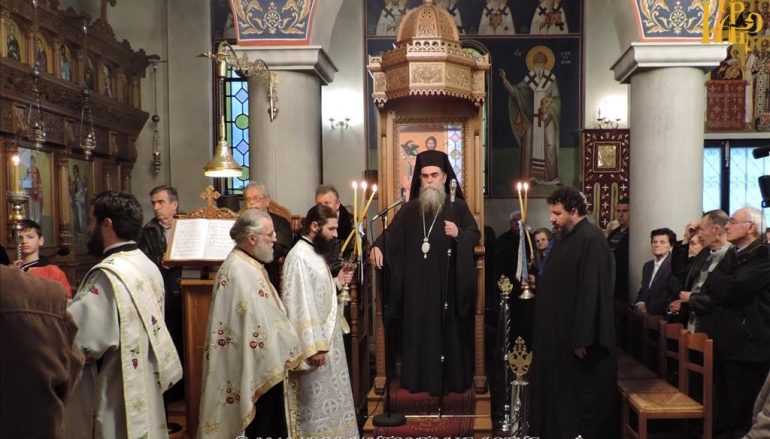 Ε΄ Κατανυκτικός Εσπερινός στην ενορία Ταξιαρχών Άρτης (ΦΩΤΟ)
