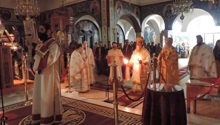 Ο Ακάθιστος Ύμνος στην Ιερά Μητρόπολη Άρτης (ΦΩΤΟ)