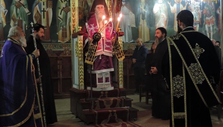 Αρχιερατική Προηγιασμένη Θ. Λειτουργία στον Αγ. Γεώργιο Άρτης (ΦΩΤΟ)
