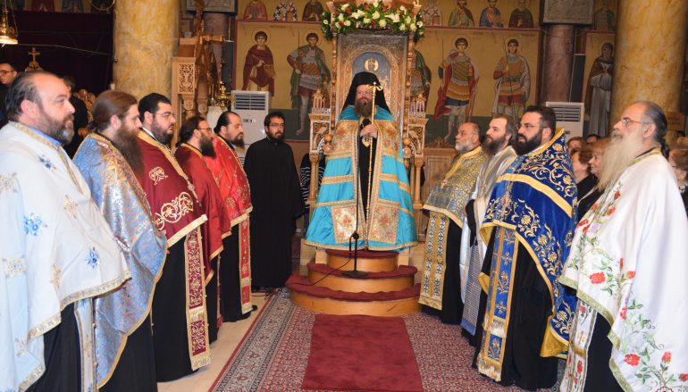 Εσπερινός στον Ιερό Ναό Ευαγγελισμού της Θεοτόκου Ασπροπύργου (ΦΩΤΟ)