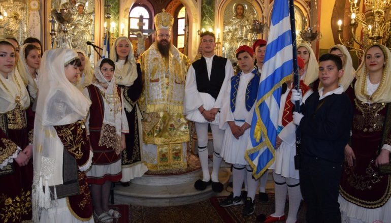 Η εορτή του Ευαγγελισμού της Θεοτόκου στις Ερυθρές (ΦΩΤΟ)
