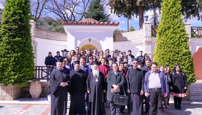 Επίσκεψη μαθητών του Εκκλησιαστικού Λυκείου Νεαπόλεως στην Ι. Μ. Βεροίας