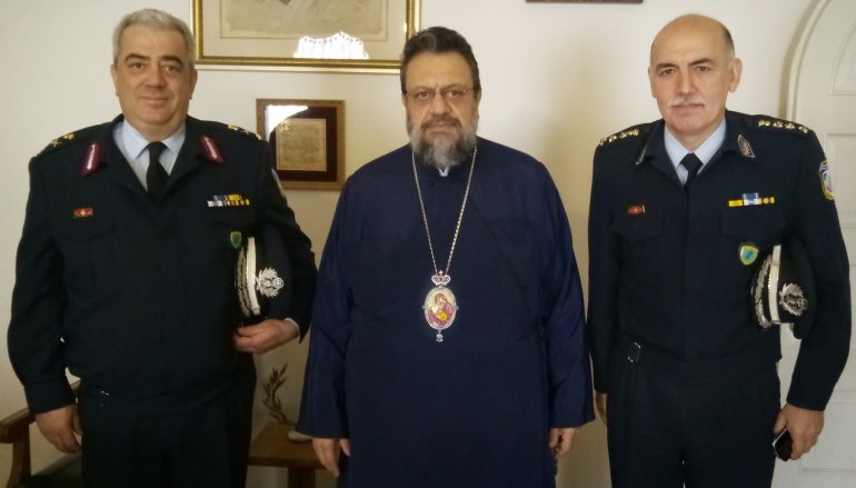 Στον Μητροπολίτη Μεσσηνίας ο Περιφ. Aστυνομ. Δ/ντής Πελοποννήσου