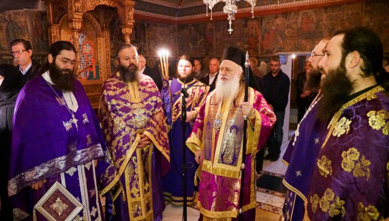 Η εορτή του Οσίου Χριστοδούλου του εν Πάτμω στην Μονή Αγ. Πάντων Βεργίνας