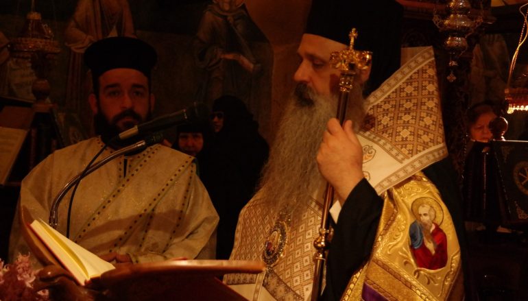 Η Γ΄ Στάση των Χαιρετισμών στην Ι. Μονή Βυτουμά (ΦΩΤΟ)
