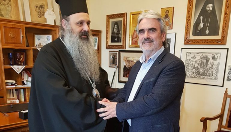 Στον Μητροπολίτη Σταγών ο Πρόεδρος του Επιμελητηρίου Τρικάλων