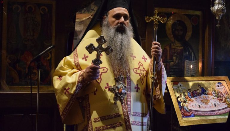 Ο Μητροπολίτης Σταγών στην Ι. Μονή Ρουσάνου Μετεώρων (ΦΩΤΟ)