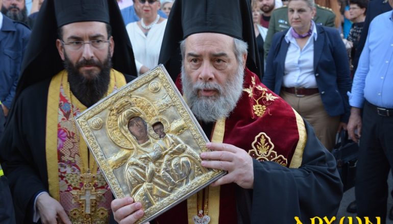 Η Καλαμάτα υποδέχθηκε την Παναγία Βουλκανιώτισσα (ΦΩΤΟ)