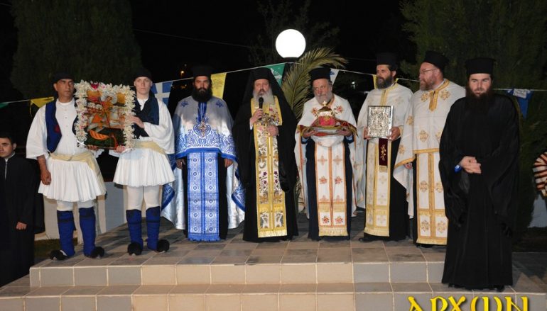 Πανηγυρικός Εσπερινός του Αγ. Γεωργίου στο Ελαιοχώρι Αρκαδίας (ΦΩΤΟ)