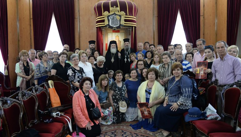 Ο Μητροπολίτης Πατρών στον Πατριάρχη Ιεροσολύμων (ΦΩΤΟ)