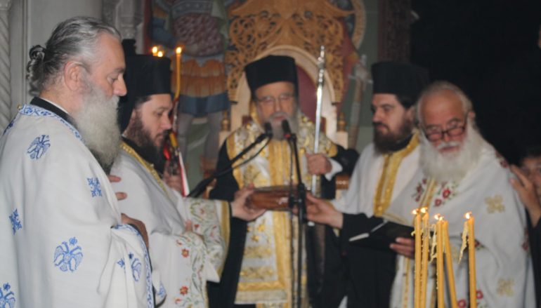 Εσπερινός στην Ιερά Μονή Παναγίας Ελεούσης Κλεισούρας Μεσολογγίου