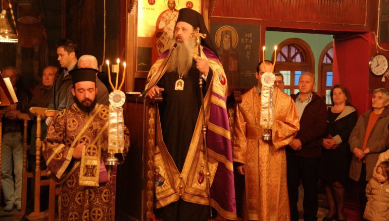 Η Ακολουθία του Νυμφίου στην Ι. Μητρόπολη Σταγών (ΦΩΤΟ)