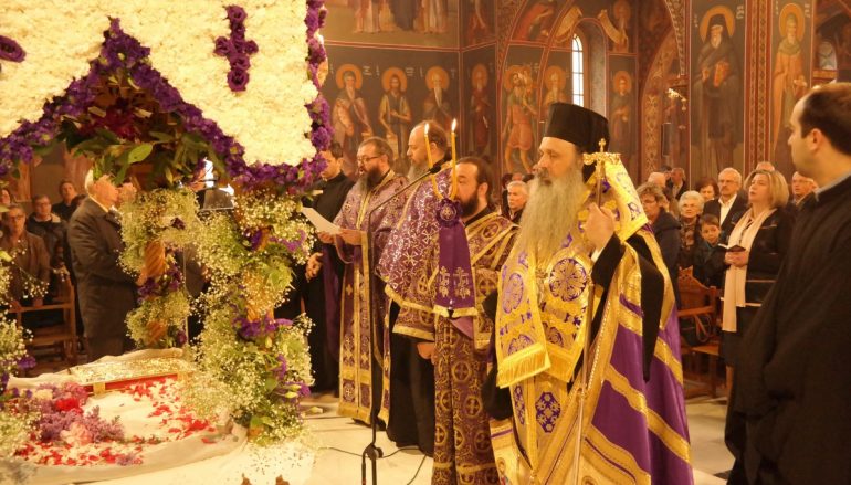 Ο Εσπερινός της Αποκαθηλώσεως στην Ι. Μητρόπολη Σταγών (ΦΩΤΟ)