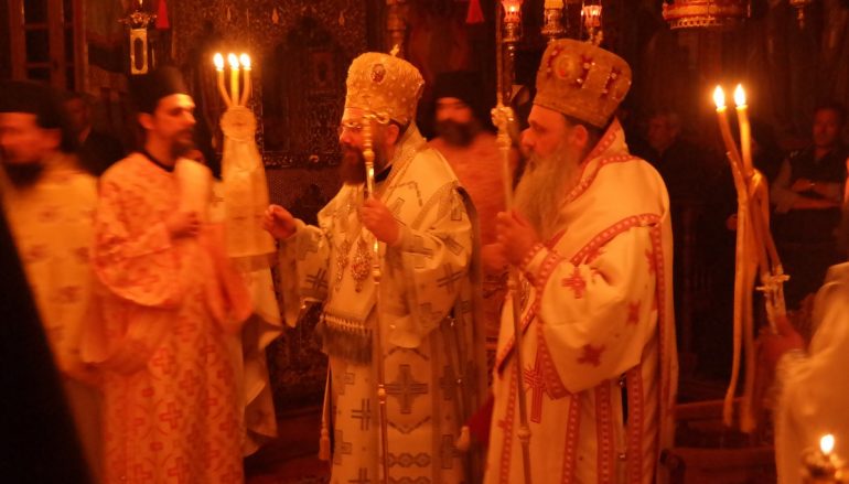 Δισαρχιερατική Αγρυπνία στην Ι. Μονή Μεγάλου Μετεώρου (ΦΩΤΟ)