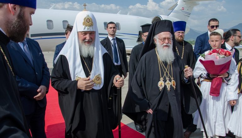 Τον Πατριάρχη Μόσχας υποδέχθηκε η Αλβανία (ΦΩΤΟ)