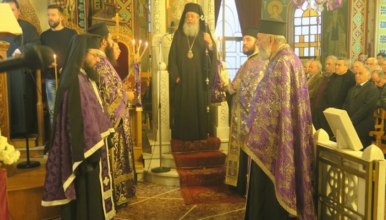 Ο Όρθρος της Μεγάλης Τετάρτης στην Ι. Μ. Φθιώτιδος (ΦΩΤΟ)