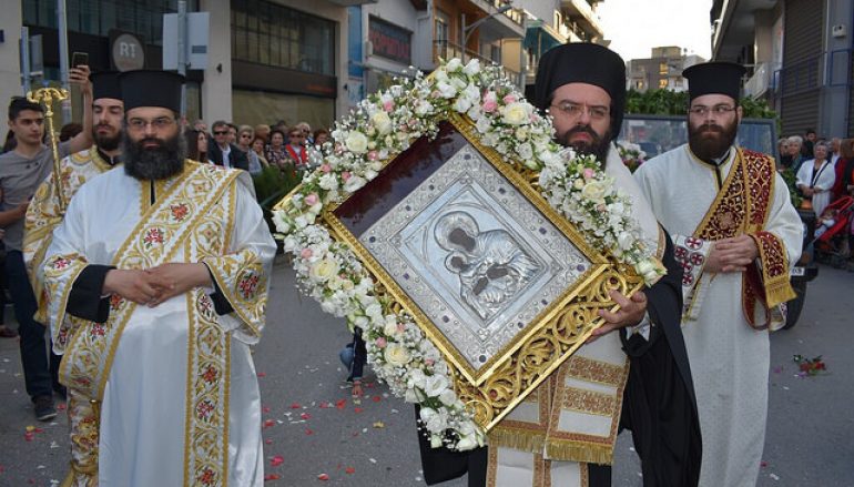 Η Κομοτηνή υποδέχθηκε την Εικόνα της Παναγίας Φανερωμένης (ΦΩΤΟ)