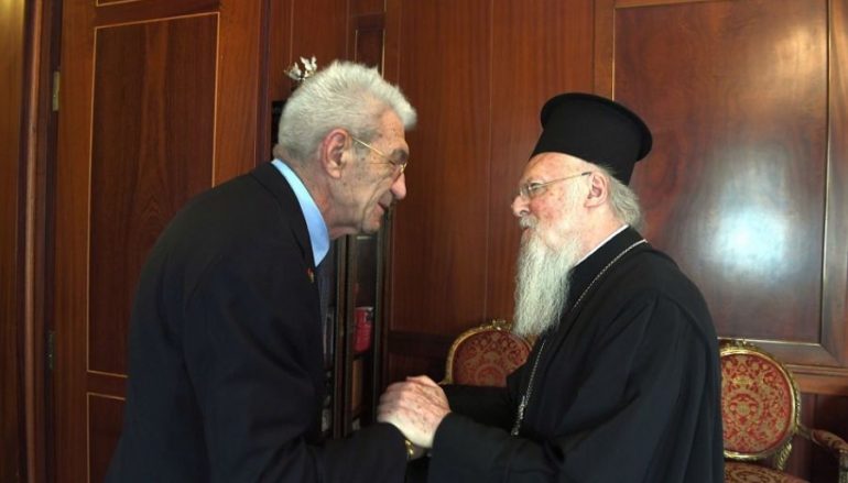 Ο Οικ. Πατριάρχης συμπαρίσταται στον Γ. Μπουτάρη