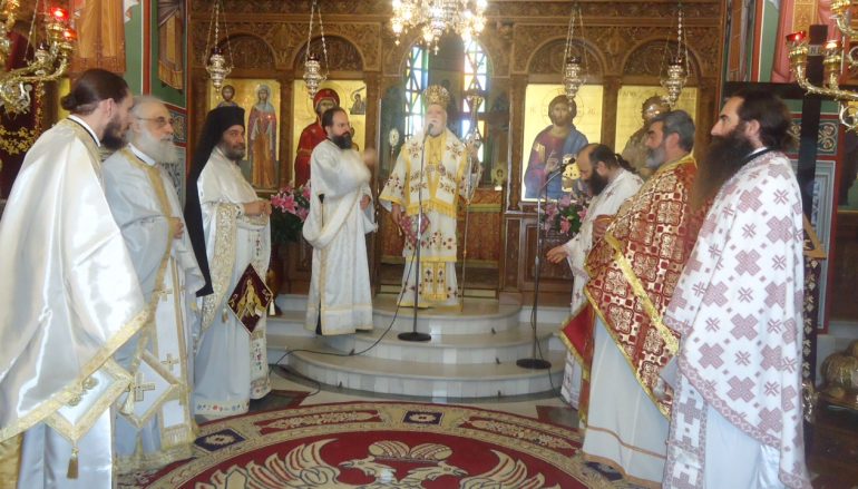 Αρχιερατική Θεία Λειτουργία στον Ι. Ν. Αγίας Μαύρας Ηλιουπόλεως (ΦΩΤΟ)