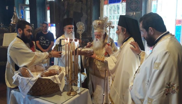 Η εορτή του Αγίου Πνεύματος στην Ι. Μ. Καλαβρύτων (ΦΩΤΟ)