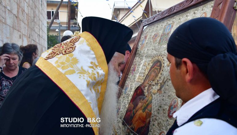 Την Εικόνα της Παναγίας ¨Φοβεράς Προστασίας” υποδέχθηκε το Άργος (ΦΩΤΟ)