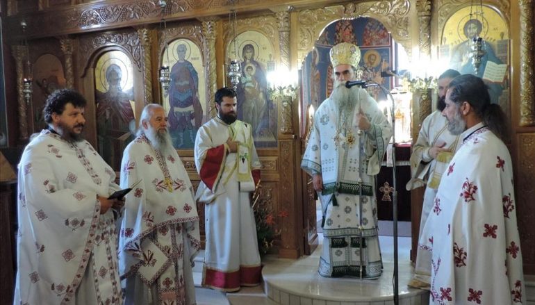 Αρχιερατική Θ. Λειτουργία στον Ι. Ναό Αγ. Μηνά Καλλονής Άρτης (ΦΩΤΟ)