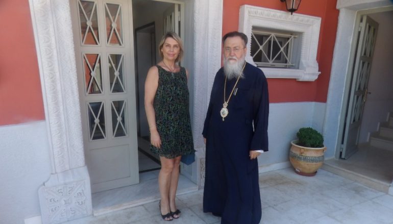 Στον Μητροπολίτη Κορίνθου η Ανεξάρτητη Βουλευτής Αικ. Παπακώστα