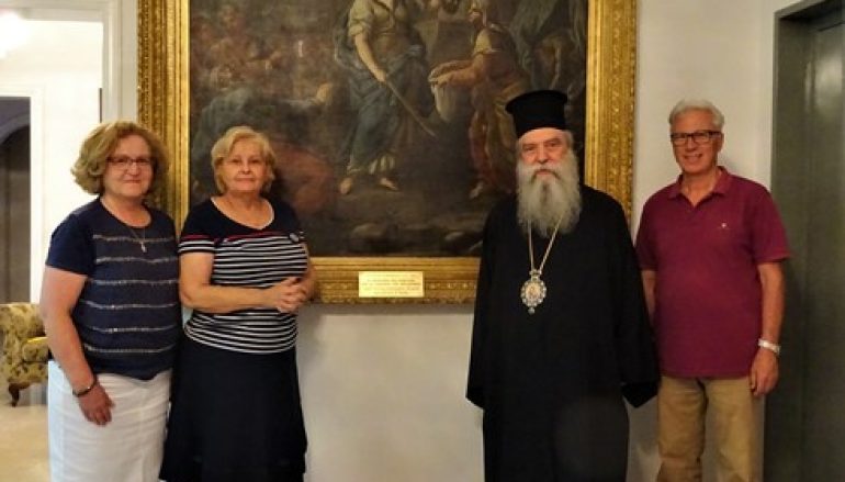 Δωρεά πίνακα 18ου αιώνα στην Ι. Μητρόπολη Σπάρτης (ΦΩΤΟ)