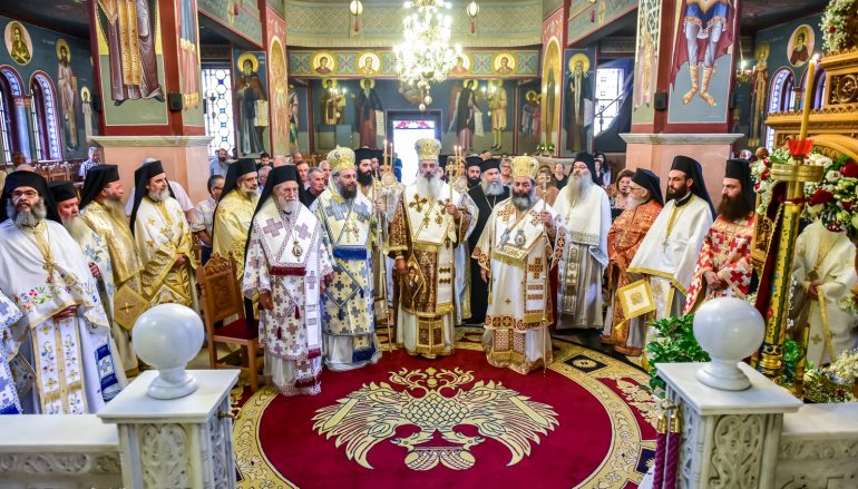 Πολυαρχιερατικό Συλλείτουργο για την Πολιούχο του Λαγκαδά (ΦΩΤΟ)