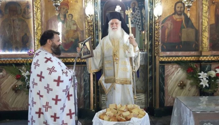 Ο Μητροπολίτης Θερμοπυλών στην Άνω Βάθεια Χαλκίδος (ΦΩΤΟ)