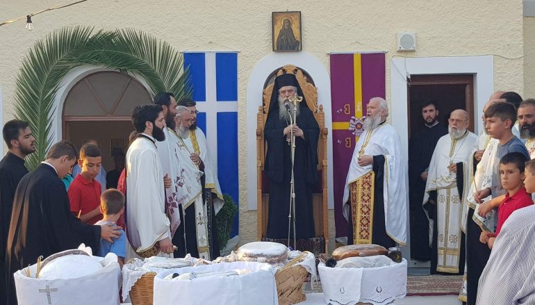 Αρχιερατικός Εσπερινός της Αγίας Μαρίνας στην Ι. Μ. Σπάρτης (ΦΩΤΟ)