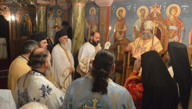 Ιερά Αγρυπνία για την εορτή του Οσίου Παϊσίου στην Ι. Μ. Μάνης (ΦΩΤΟ)