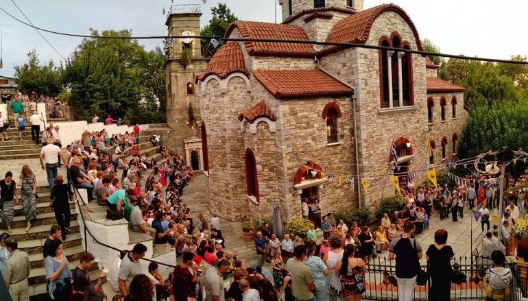 Πάνδημος ο εορτασμός του Αγίου Αποστόλου του Νέου στο Πήλιο (ΦΩΤΟ)