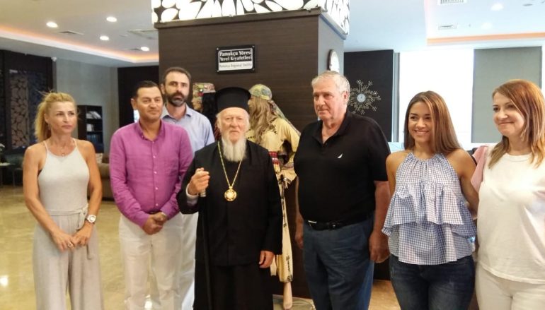 Η άφιξη του Οικουμενικού Πατριάρχη στην Πάνορμο (ΦΩΤΟ)