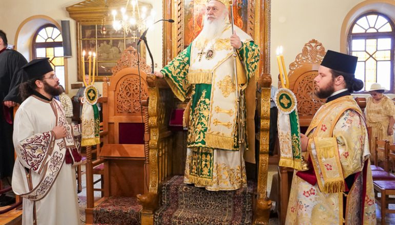 Η Νάουσα εόρτασε τον Πολιούχο της Άγιο Θεοφάνη τον Θαυματουργό (ΦΩΤΟ)
