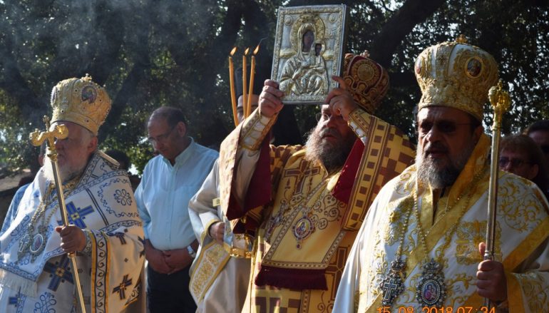 H εορτή Κοιμήσεως της Θεοτόκου στην Ι. Μονή Βουλκάνου Μεσσηνίας (ΦΩΤΟ)