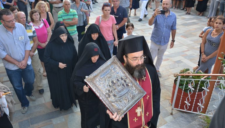 Πανηγυρικός εσπερινός στην Ιερά Μονή Κοιμήσεως Θεοτόκου Μαλεβής (ΦΩΤΟ)