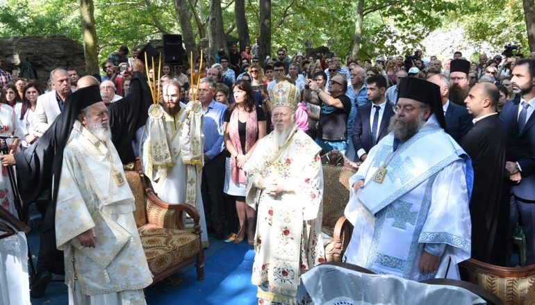 Πατριαρχική Θεία Λειτουργία στην Ι. Μονή Φανερωμένης Παλαιάς Αρτάκης (ΦΩΤΟ)