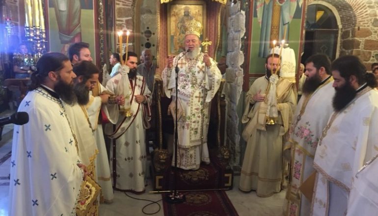 Προεόρτια Αγρυπνία για την εορτή στης Κοιμήσεως της Θεοτόκου στη Χαλκίδα