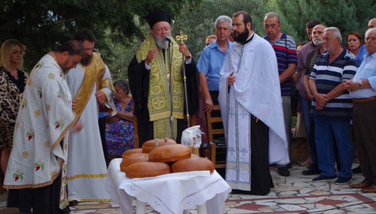 Εσπερινός του Αγίου Νεομάρτυρος Τριανταφύλλου στην Αιδηψό (ΦΩΤΟ)