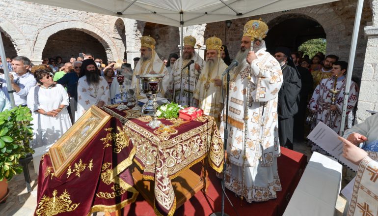 Εγκαίνια στην Ιερά Μονή Βουλκάνου Μεσσηνίας (ΦΩΤΟ)