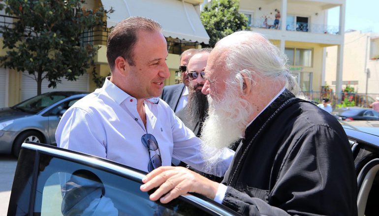 Επίσκεψη του Αρχιεπισκόπου Ιερωνύμου στον Δήμο Παγγαίου