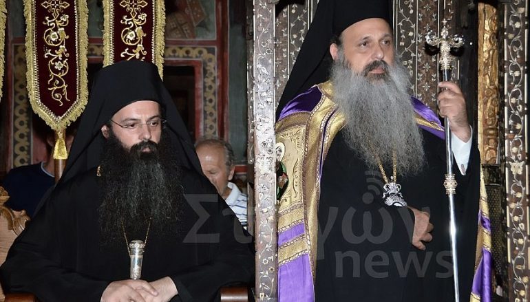 Αρχιερατικός Εσπερινός στην εορτάζουσα Ι. Μονή Μεγάλου Μετεώρου (ΦΩΤΟ)