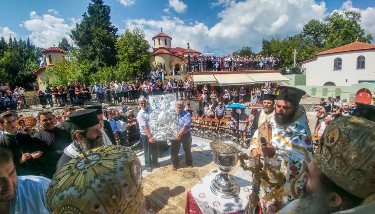 Η εορτή της Μεταμορφώσεως στην Ι. Μητρόπολη Λαγκαδά (ΦΩΤΟ)