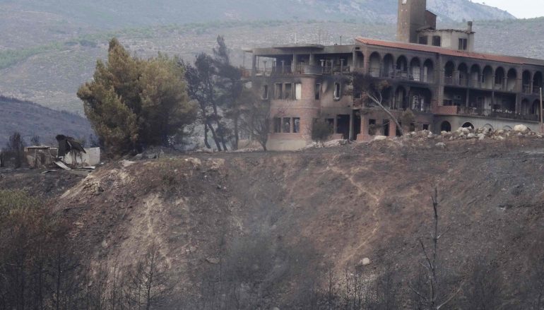 Η Αγία Μαρίνα Ηλιουπόλεως για τους πυροπλήκτους