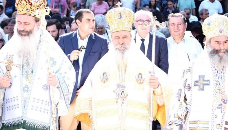 Εορτή ανακομιδής ιερών λειψάνων του Αγ. Νεκταρίου στην Αίγινα (ΦΩΤΟ)