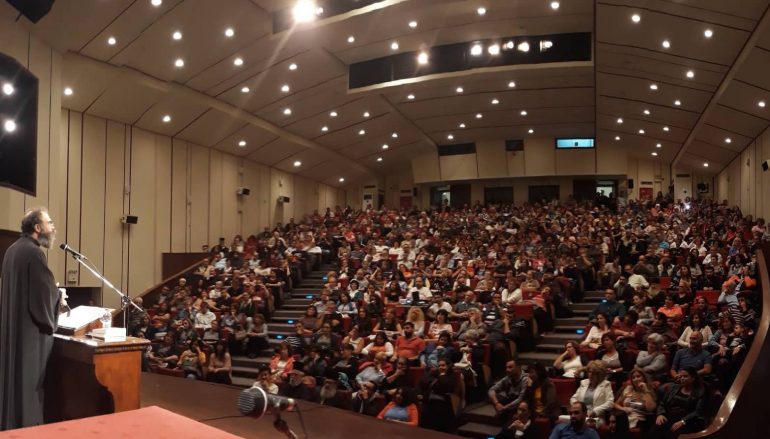 Ομιλία του Αρχιμ. Ανδρέα Κονάνου στη Μυτιλήνη (ΦΩΤΟ)