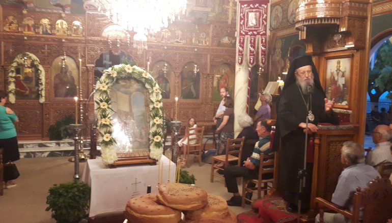 Αρχιερατικός Εσπερινός Γεννήσεως της Θεοτόκου στο Παρθένι Αλιβερίου (ΦΩΤΟ)