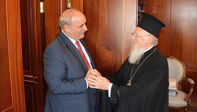 Επίσκεψη του νέου Υφυπ. Εξωτερικών της Ελλάδος στο Οικ. Πατριαρχείο (ΦΩΤΟ)